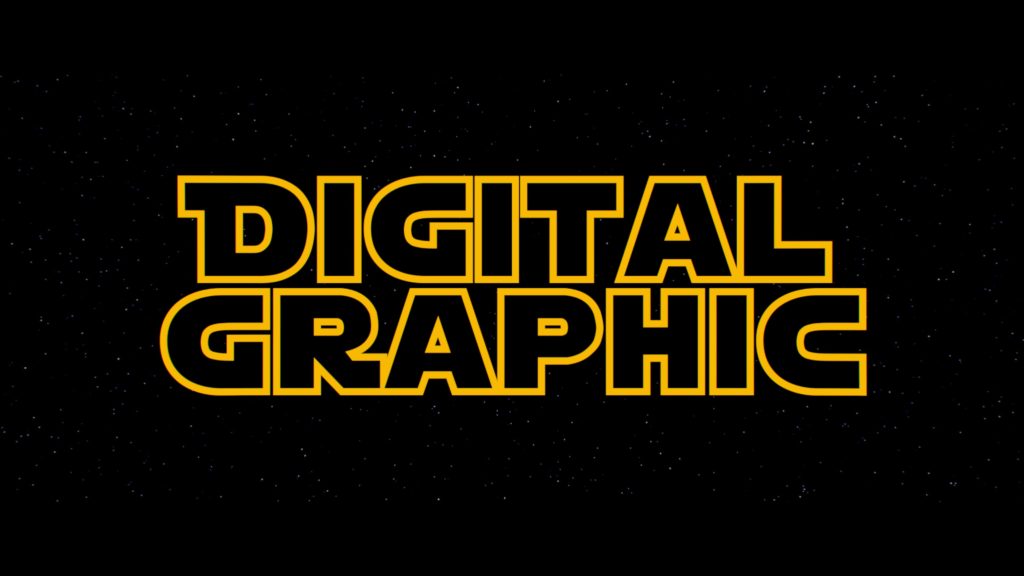 スターウォーズ風オープニングクロール CGたてはま