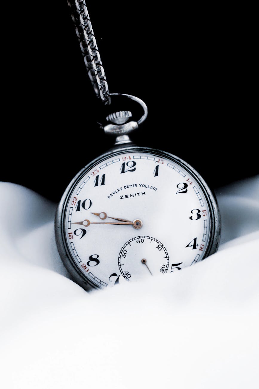 silver zenith stopwatch